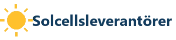 Solcellsleverantörer